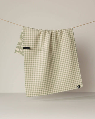 Geometry Sage Blossom Luxe Kitchen Towel