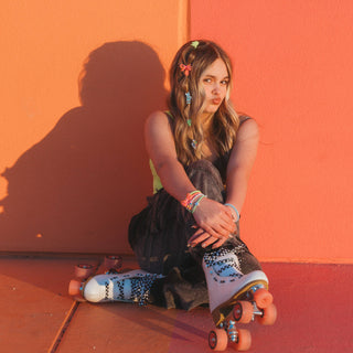Glow Neon Hair Tie Bracelets with Silver Accents by K'lani
