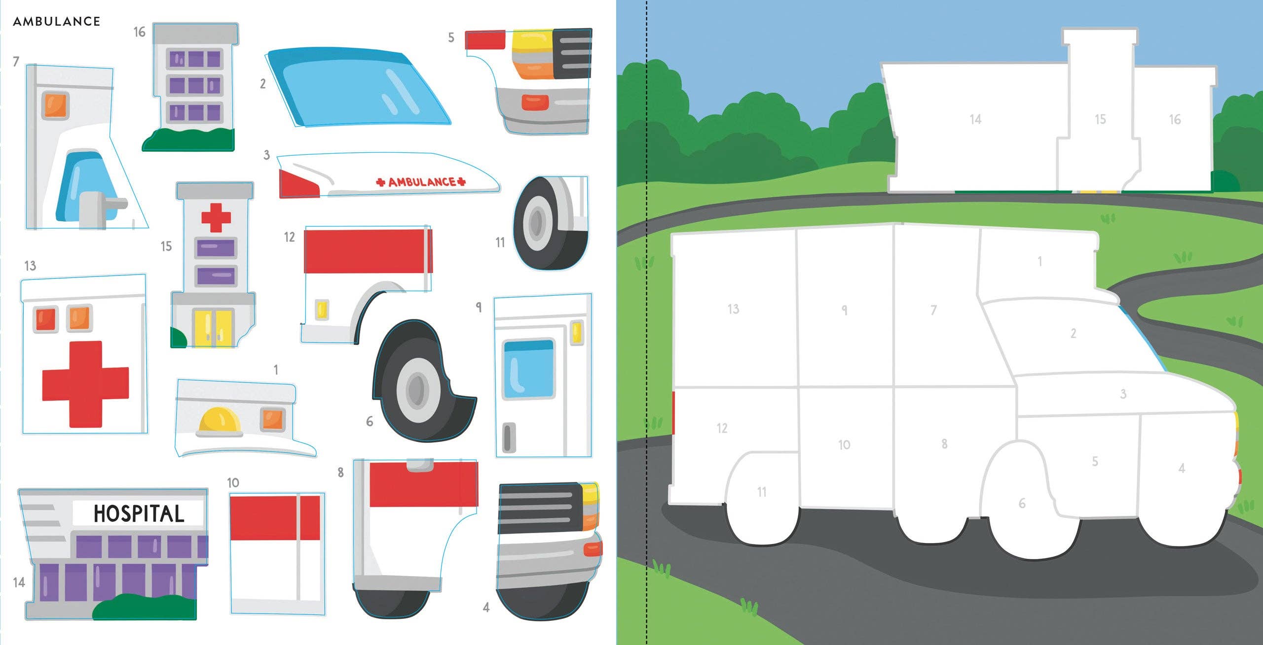 My First Color-By-Sticker Book - Cars, Trucks & Trains