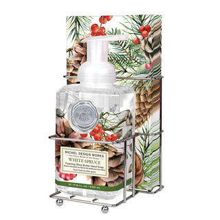 White Spruce Foaming Soap And Napkin