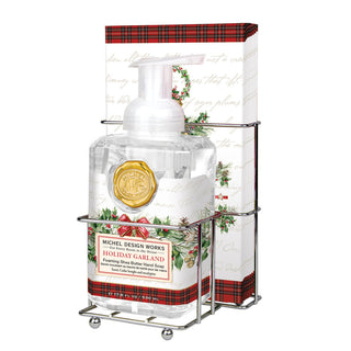 Holiday Garland Foaming Soap And Napkin