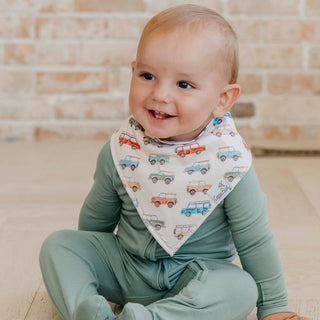 Dino Explorer Baby Bandana Bibs - 4 Pack
