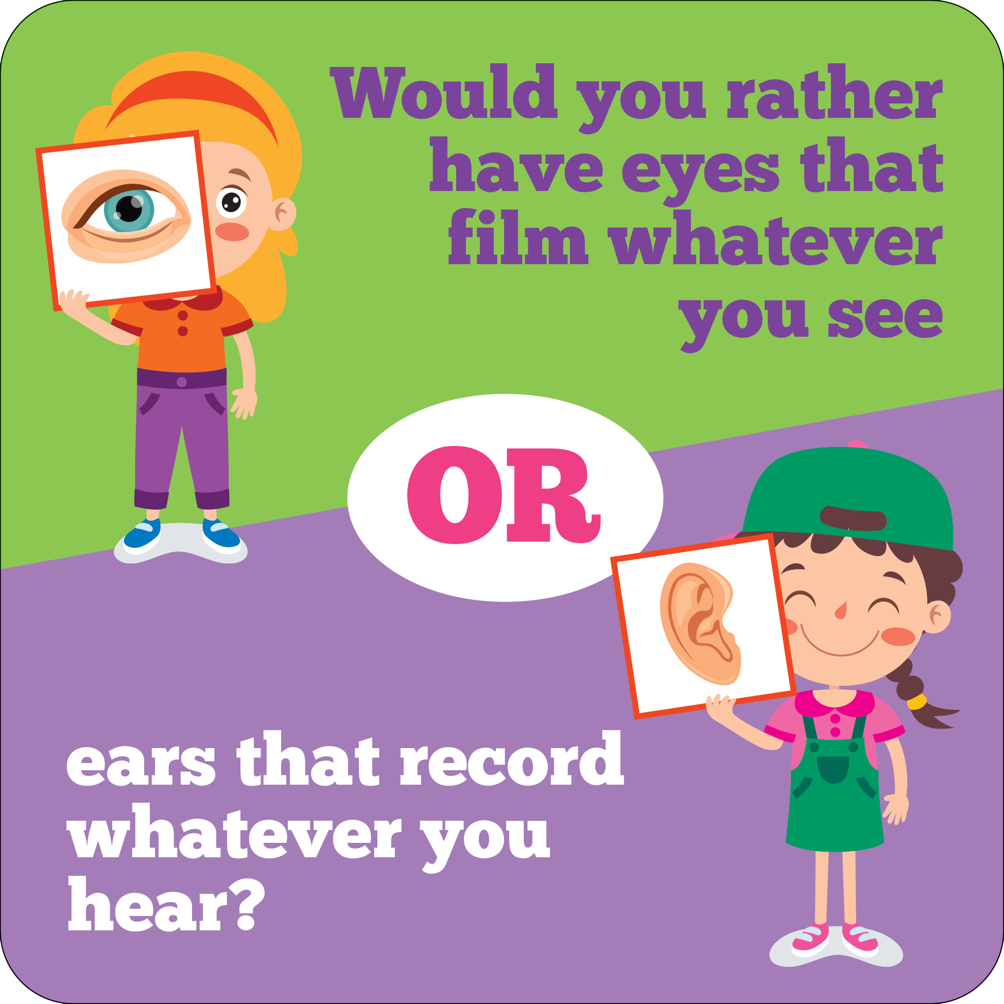 Would You Rather? Lunch Box Notes