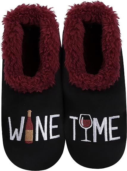 Wine Women's Snoozies Slippers