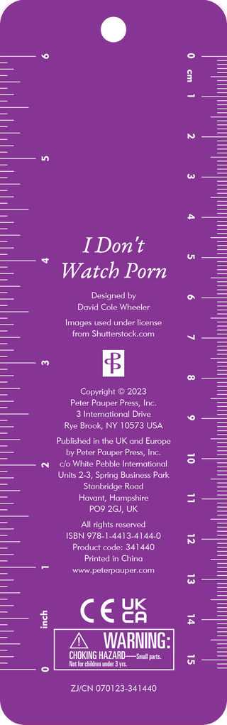 Don't Watch Porn Beaded Funny Bookmark