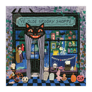 Ye Olde Spooky Shoppe 500 Piece Halloween Puzzle