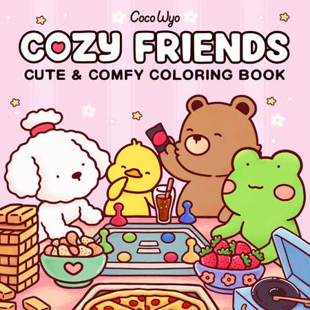 Cozy Friends Coloring Book by Coco Wyo