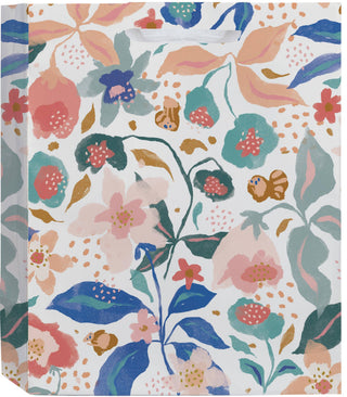 Citrus Floral Medium Tote Bag