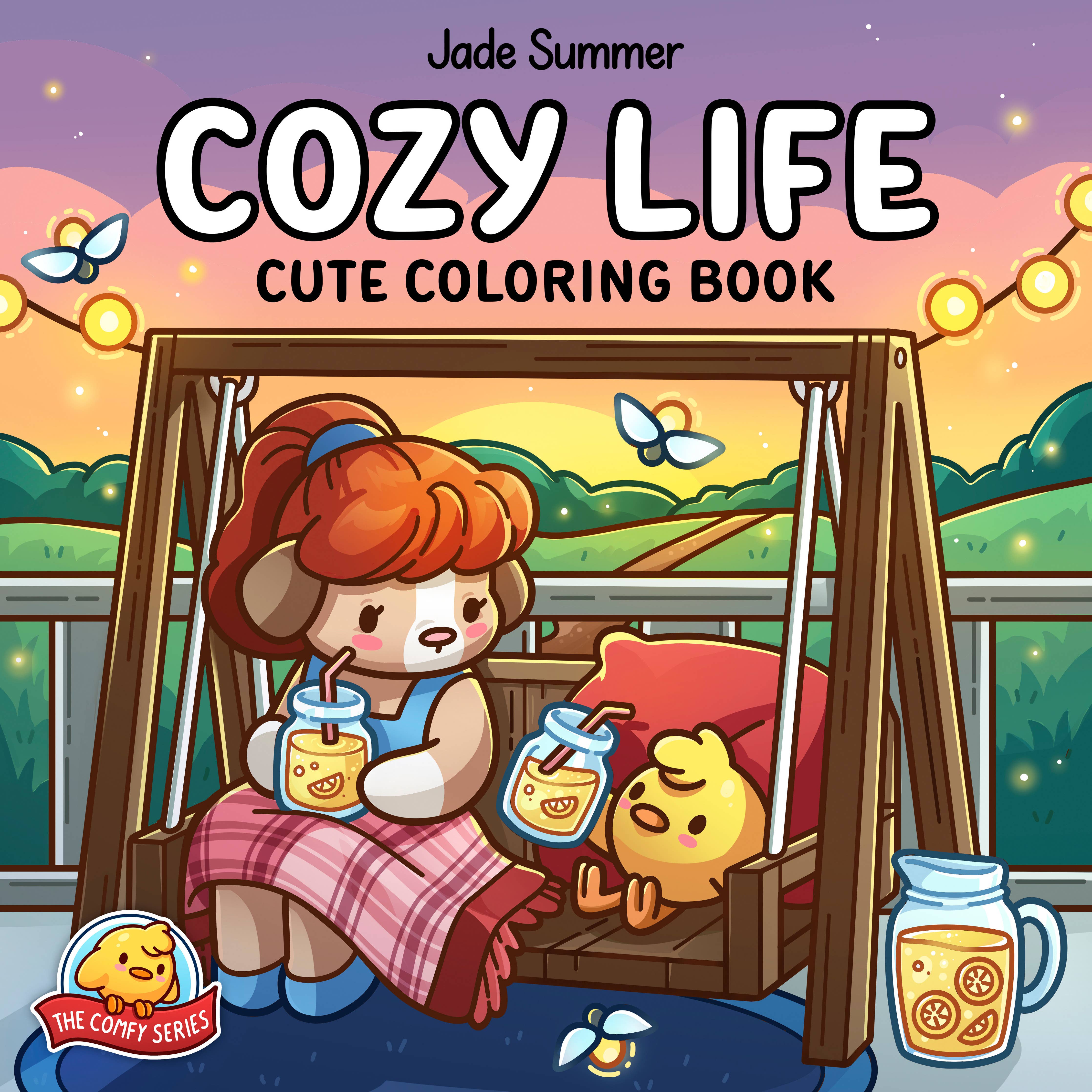 Cozy Life Coloring Book