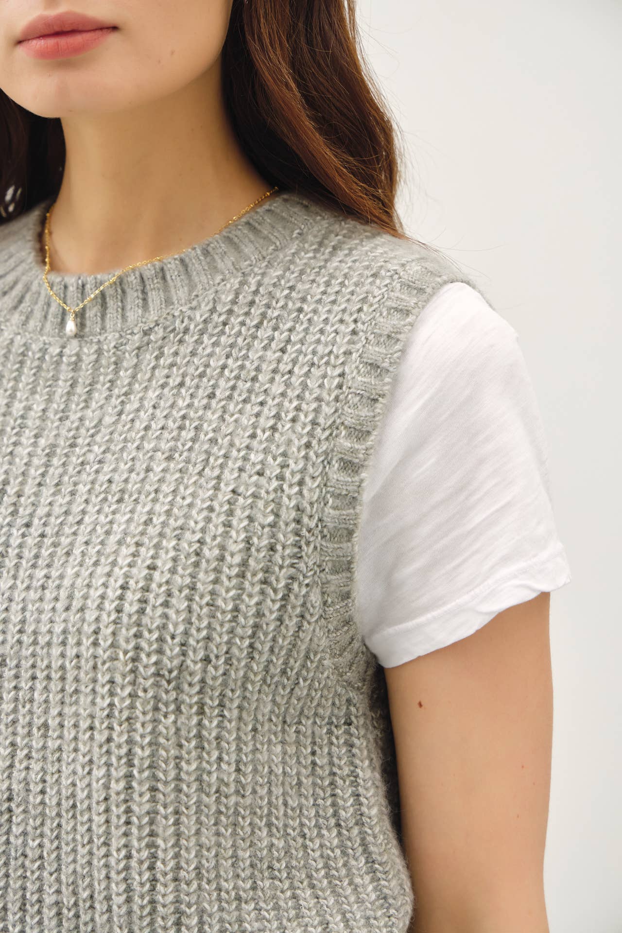 Chunky Ribbed Sweater Vest