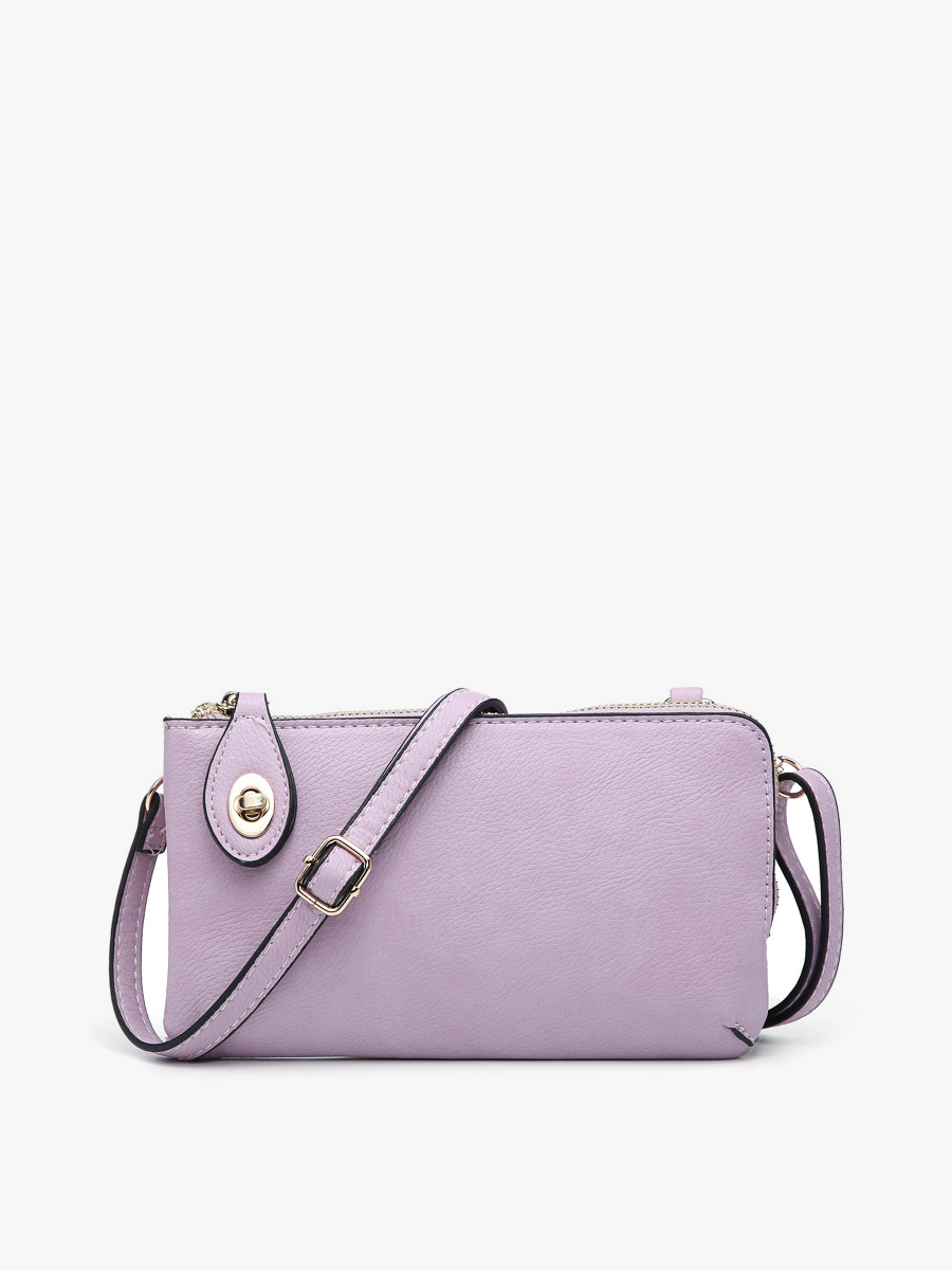 Kendall Crossbody Wristlet w/ Twist Lock Closure