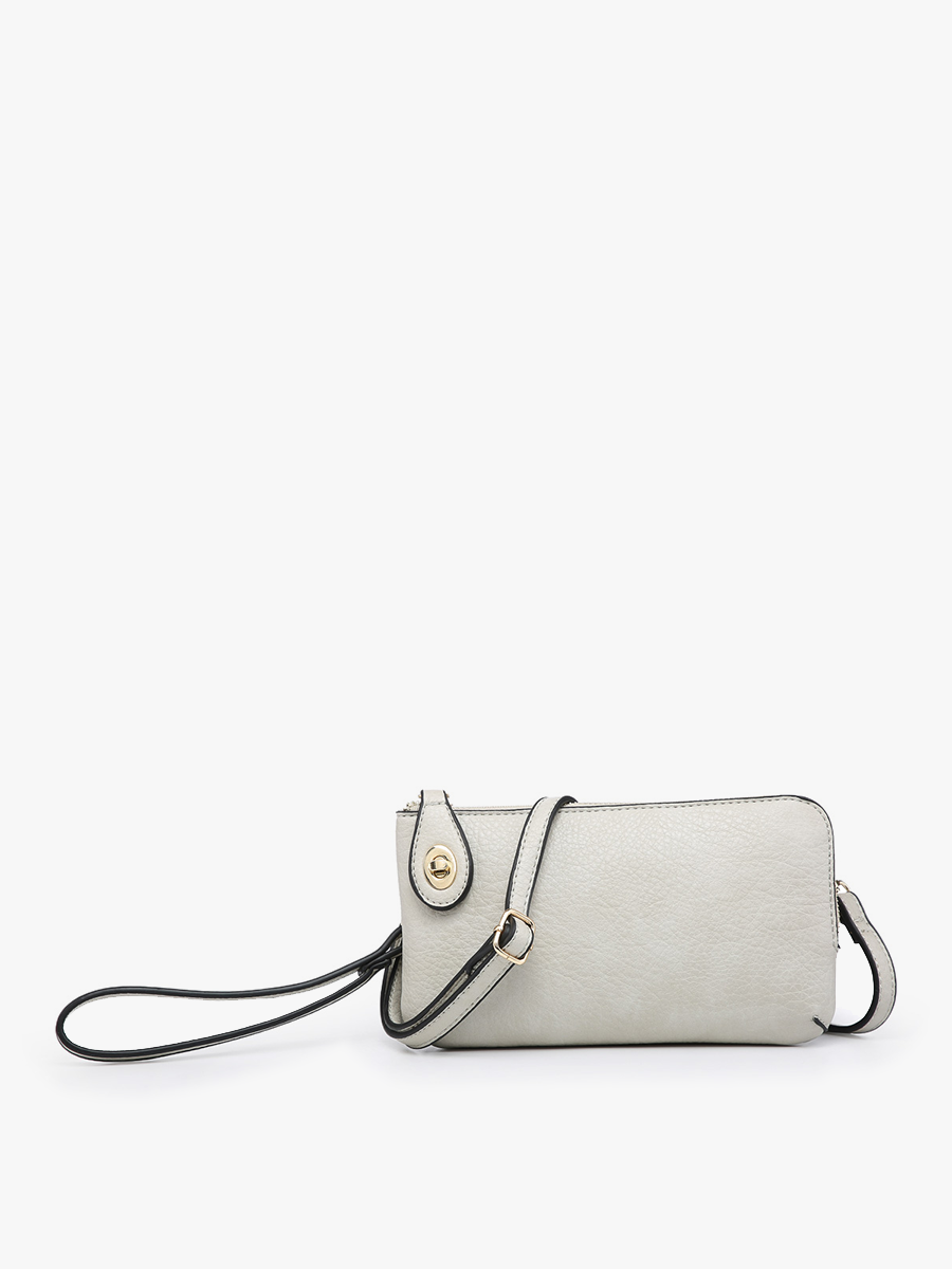 Kendall Crossbody Wristlet w/ Twist Lock Closure