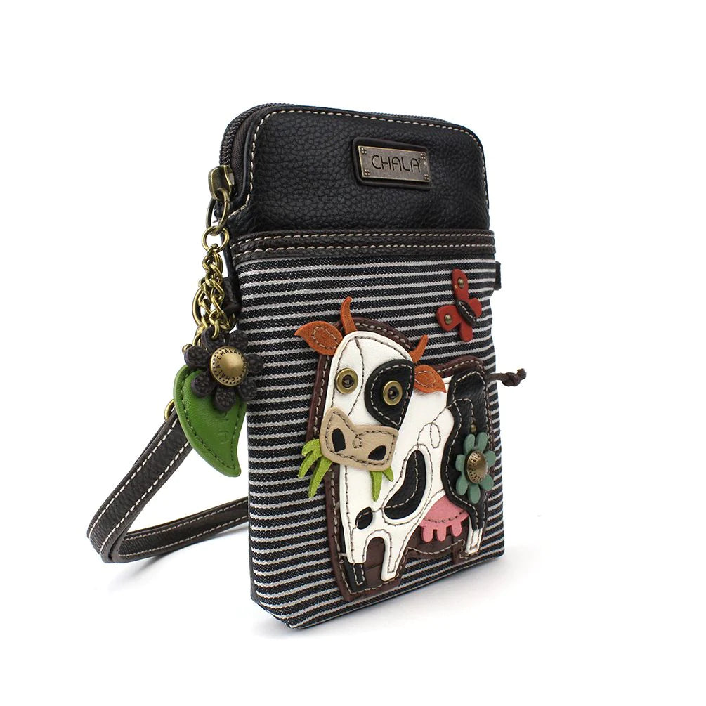 Chala Cell Phone Crossbody Cow