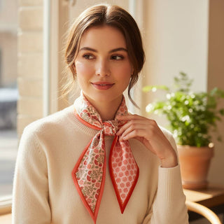 Twirl & Tie Scarf Accessory–Everbloom Dusty Rose