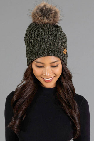 Dk. Olive Chenille Pom Hat
