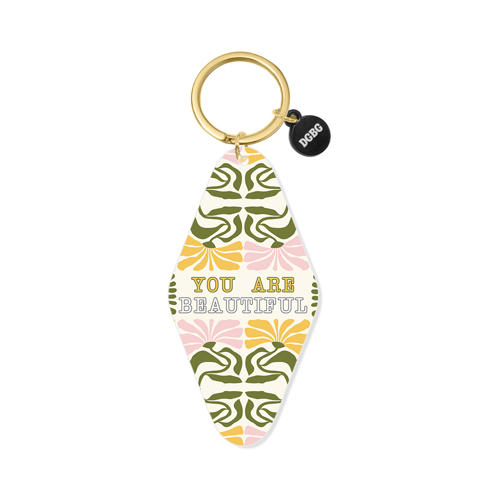 You Are Beautiful Keychain