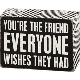 Everyone Wishes Box Sign