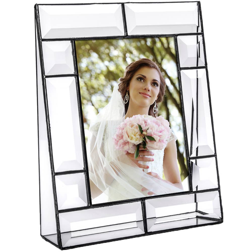 Beveled Glass Picture Frame