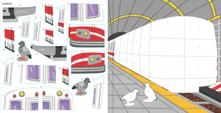 My First Color-By-Sticker Book - Cars, Trucks & Trains