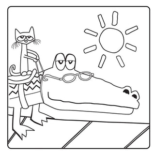Pete the Cat: Cool & Cozy Coloring Book by James Dean