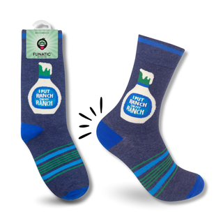 I Put Ranch On My Ranch | Funny Socks