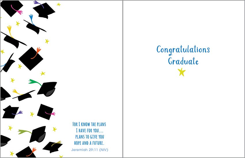 With Scripture Graduation Greeting Card - Future is Bright