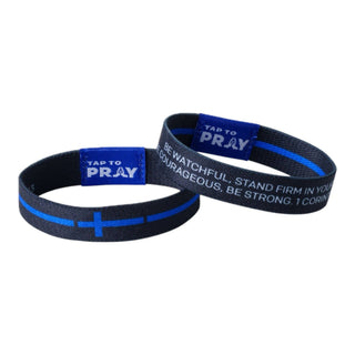 Tap To Pray® Wristband – First Responders - Law Enforcement