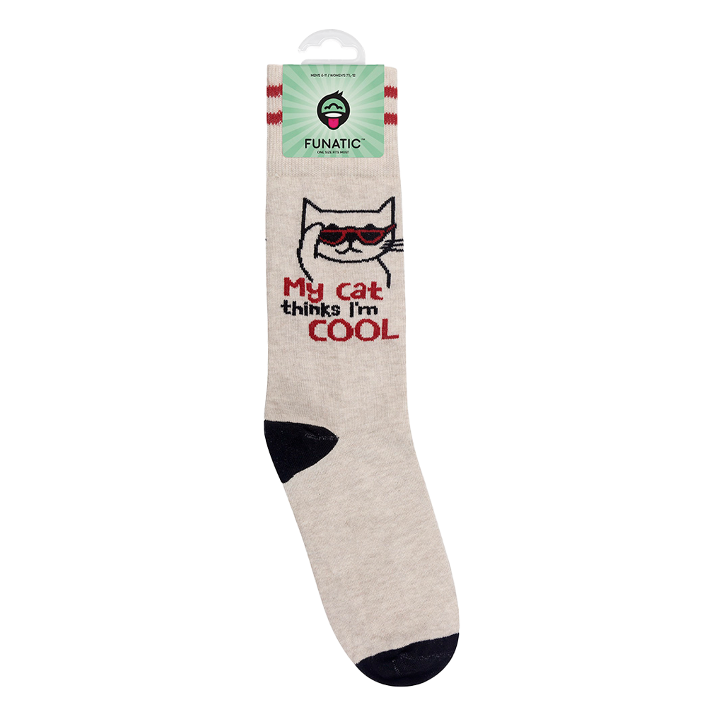 My Cat Thinks I'm Cool Socks
