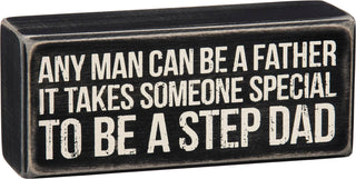 Step Dad Box Sign