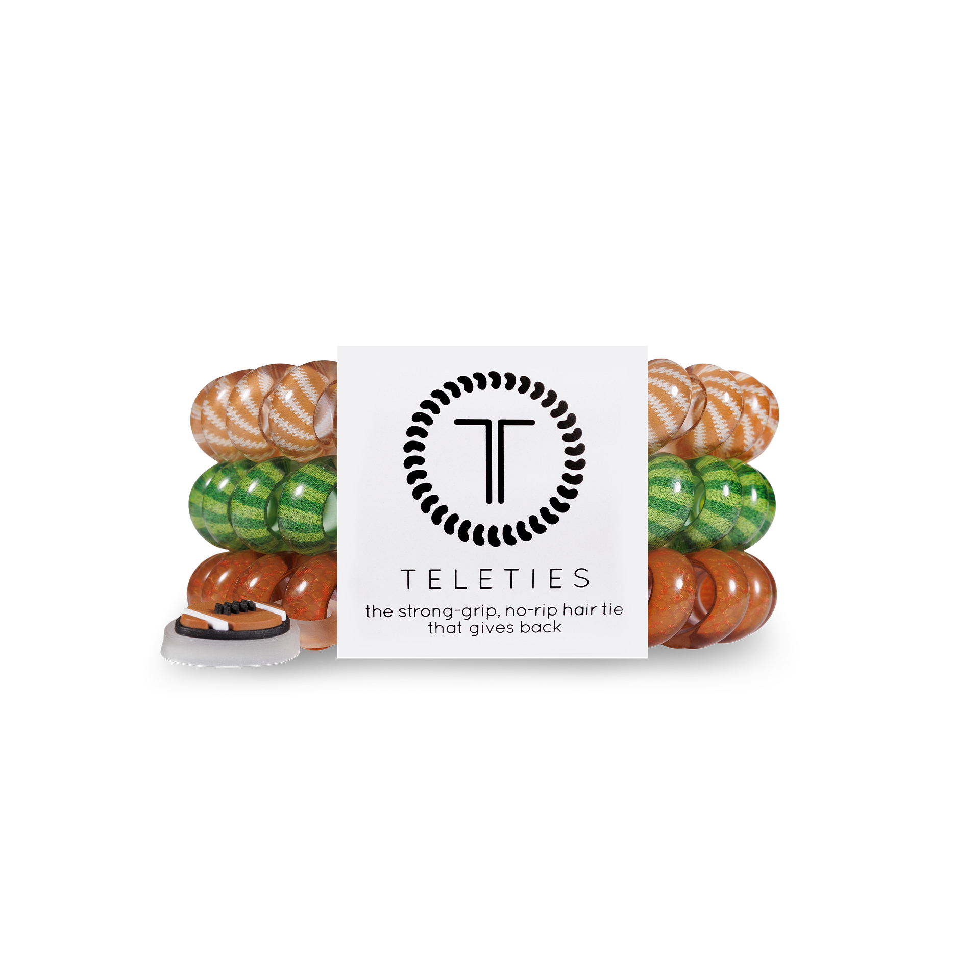 Spiral Hair Coils | Large | Football Hair Ties