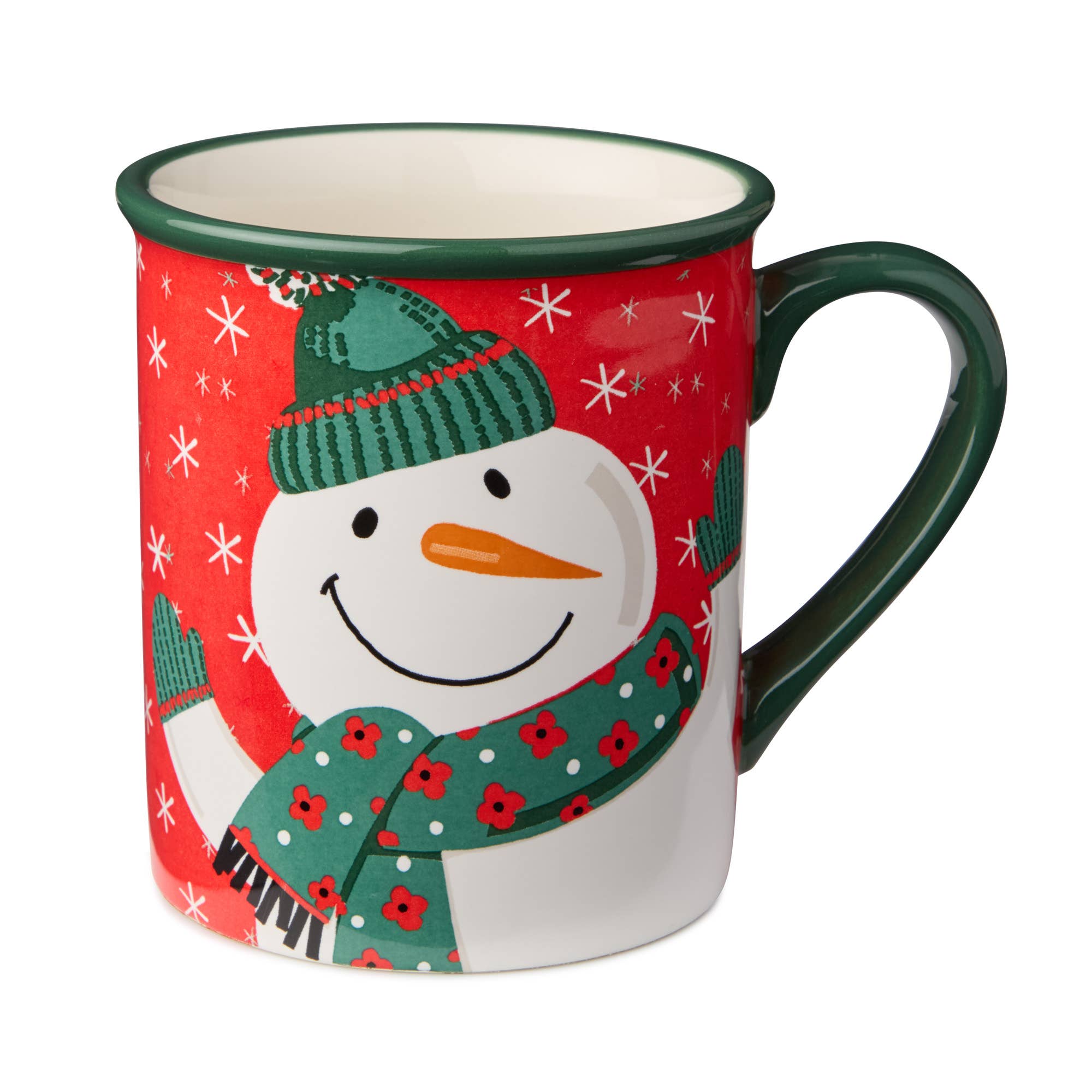 Christmas Whimsy Snowman Mug 18 oz