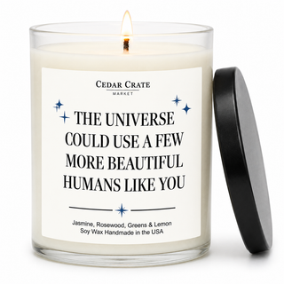 Thank You Candle, Lemon Jasmine Rosewood Scent