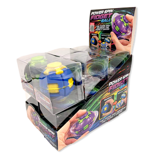 Power Spin Squeeze Fidget Ball Toy