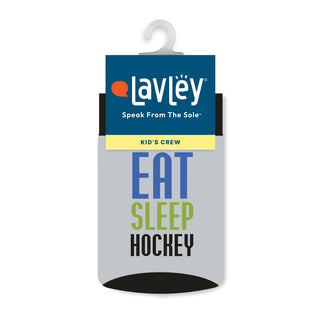 Eat Sleep Hockey Kids' Crew Socks