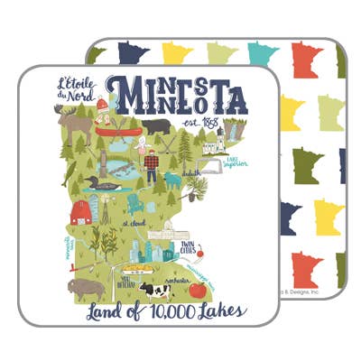 Minnesota Drink Coasters