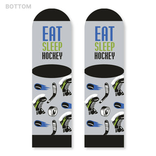 Eat Sleep Hockey Kids' Crew Socks