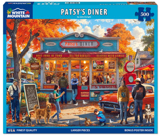Patsy's Diner 500-Piece Jigsaw Puzzle