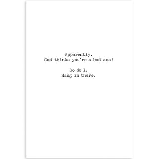 Hang In There Greeting Card - Inspirational