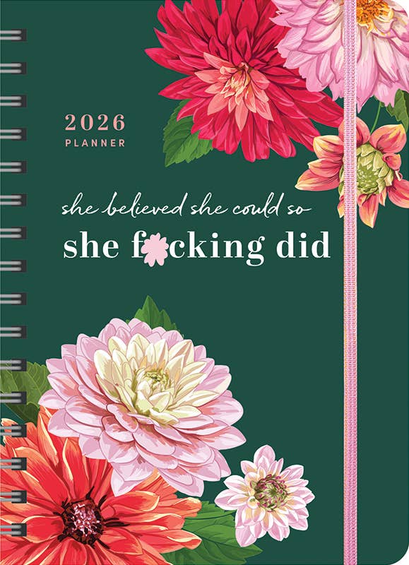2026 She Believed She Could So She F*cking Did Planner