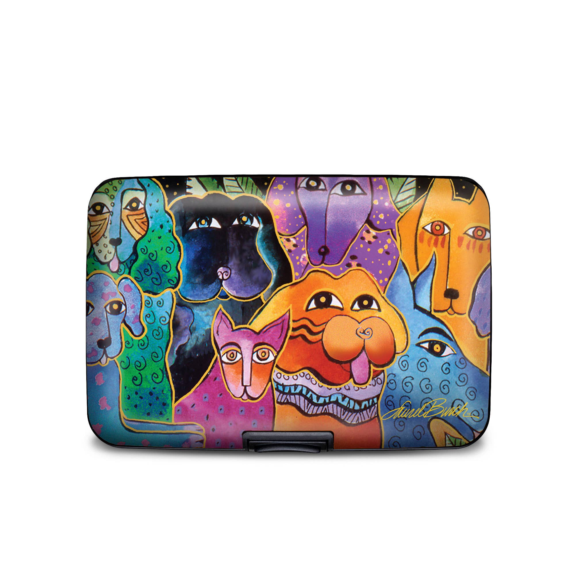 Laurel Burch Dogs And Doggies Armored Wallet