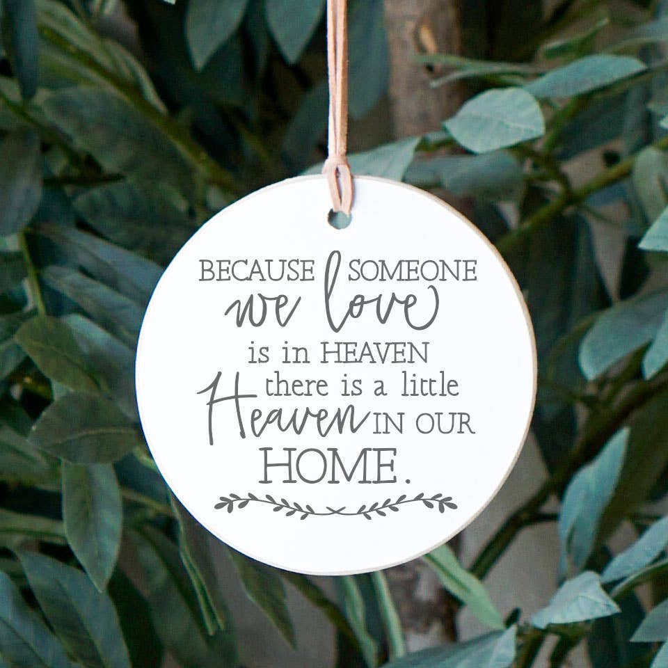 Heaven In Our Home Bereavement Ornament