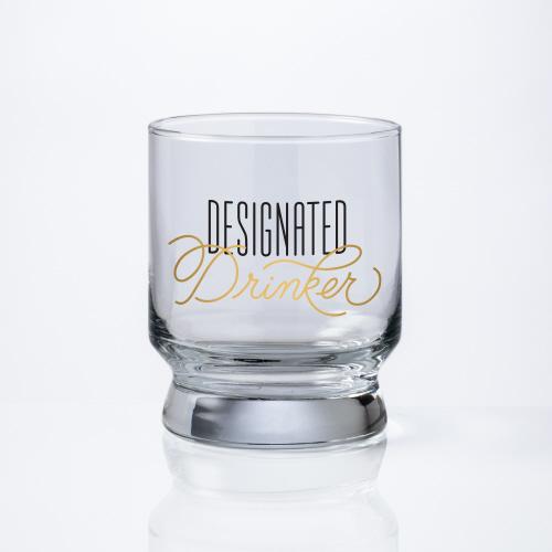 Designated Drinker Lowball Glass