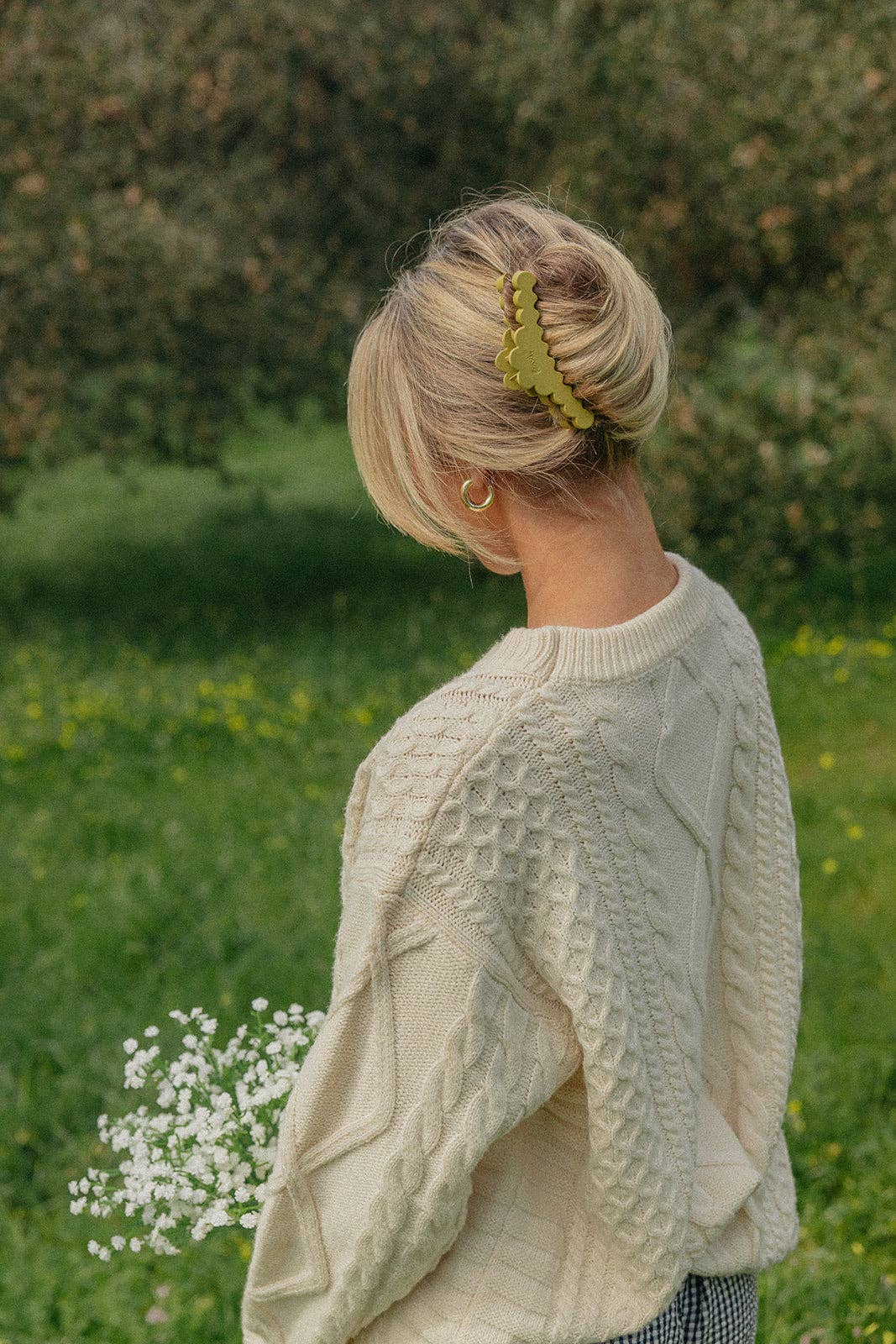 KAXI Scalloped Midi Hold Everything Claw Clip