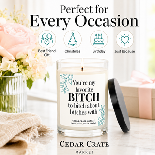 Best Friend Candle, Floral Sandalwood Musk