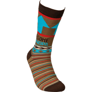 * Awesome Grandpa Socks