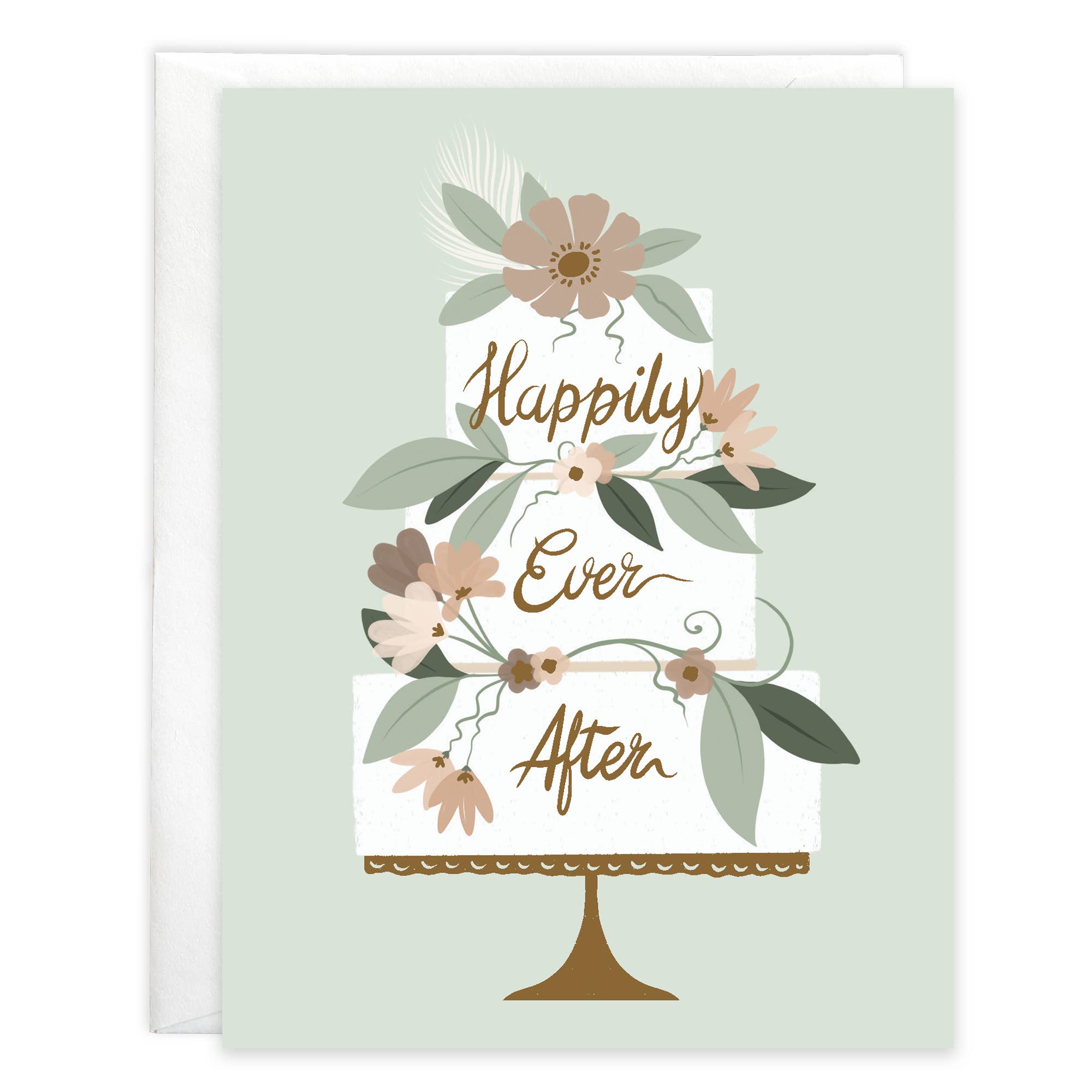 Wedding Greeting Card - Tiered Cake