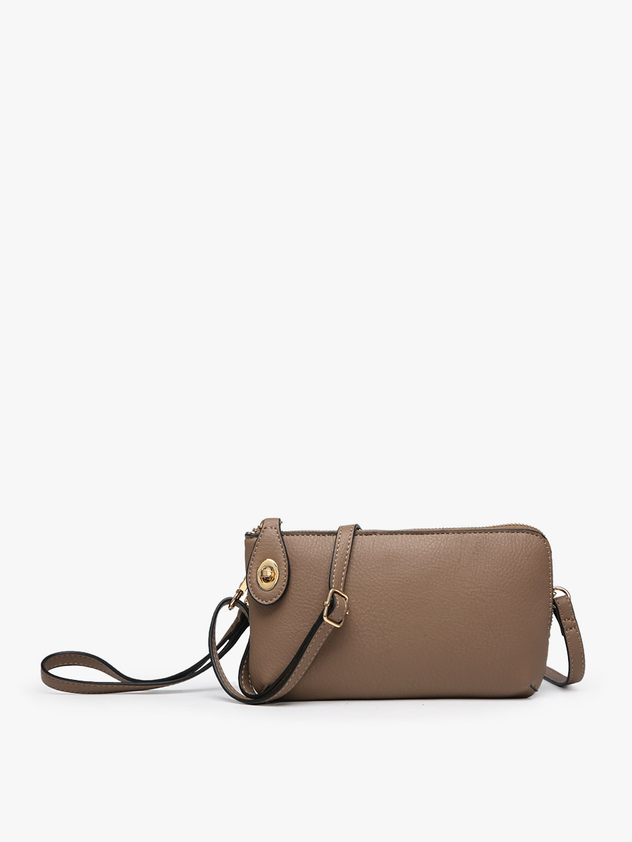 Kendall Crossbody Wristlet w/ Twist Lock Closure
