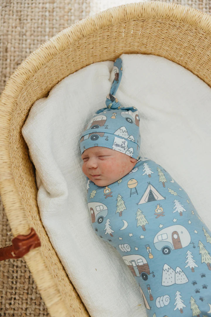 Copper Pearl Swaddle Blanket - Bridger