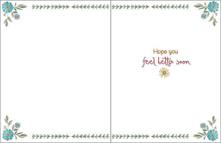 Tea Cup Stack Get Well Greeting Card | Gina B Designs