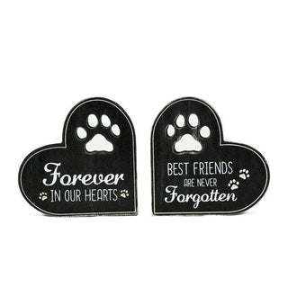 Forever In Our Hearts Paw Print Decor